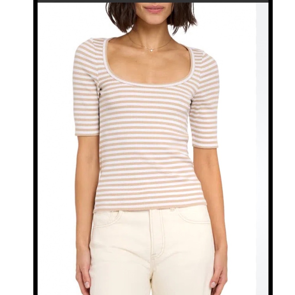 Faherty Freestyle Cotton Modal Blend T Shirt Medium‎ layered staple classic boho